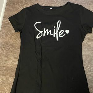 Black “Smile” Tshirt